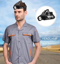 Load image into Gallery viewer, Rechargeable Adjustable Brightest Zoomable Powerful XHP160 LED Headlamp Waterproof Headlight  Power Bank 18650 Battery Headlamps For Hiking Camping Fishing Running
