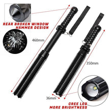 Load image into Gallery viewer, Rechargeable Adjustable LED Flashlights High Lumen Super Bright Handheld Waterproof Zoomable Portable Flashlight For Outdoor Baseball Bat Hiking CampingSelf Defense
