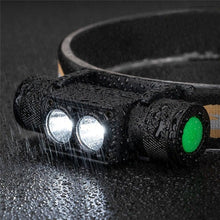 Load image into Gallery viewer, Rechargeable  Adjustable LED Power Headlamp USB Flashlight Waterproof  Headlight Torch  Light Work Lamp  For Outdoors Camping Running  Survival Hiking
