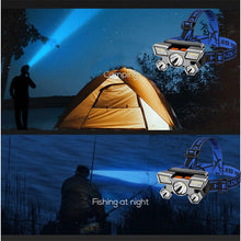 Load image into Gallery viewer, Rechargeable Adjustable  USB 5LED Headlamp with High Lumen Handsfree Waterproof Portable Ability Focusing Ring Headlight Flashlight  Torchlight For Outdoor  Camping Hiking Running Headlight
