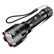 Load image into Gallery viewer, Rechargeable Adjustable Zoomable Waterproof LED Flashlight Super bright LED Tactical Torch Flashlight For Night Riding Camping Hiking Hunting &amp; Indoor Activities
