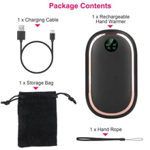 Load image into Gallery viewer, Rechargeable Hand Heater Pocket Warmer Power Bank with Digital Display
