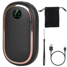 Load image into Gallery viewer, Rechargeable Hand Heater Pocket Warmer Power Bank with Digital Display
