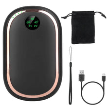 Load image into Gallery viewer, Rechargeable Hand Heater Pocket Warmer Power Bank with Digital Display

