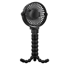 Load image into Gallery viewer, Rechargeable Handheld Fan with Flexible Tripod
