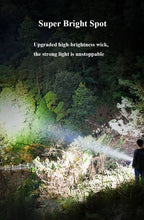 Load image into Gallery viewer, Rechargeable Handheld Flashlights Waterproof  3 Switch Mode Powerful High Lumens Spotlight Fashlight High Power Portable LED Waterproof Outdoor Long Lasting Spot Light Flashlight For Home &amp; Outdoor Use
