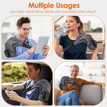 Load image into Gallery viewer, Rechargeable Heated Shoulder Wrap Massager Shoulder Brace Support with 3 Heating Levels
