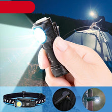 Load image into Gallery viewer, Rechargeable High Lumen Super Bright Powerful LED CREE XP-L HI  Flashlight Magnetic Water &amp; Impact Resistant Handheld Flashlights  For Outdoor Camping Hiking Riding
