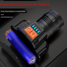 Load image into Gallery viewer, Rechargeable High Lumens Work Headlight Ultra Bright Headlamp LED Headlight Sensor Powerful  Head Lamp Waterproof Flashlight For Adults Running Hiking Camping Fishing
