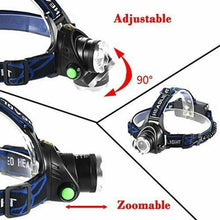 Load image into Gallery viewer, Rechargeable High Lumens Work Headlight Ultra Bright Headlamp LED Headlight Sensor Powerful  Head Lamp Waterproof Flashlight For Adults Running Hiking Camping Fishing
