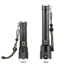 Load image into Gallery viewer, Rechargeable LED Flashlight High Lumen USB Ultra Bright Adjustable Powerful Zoomable Flashlight Water Resistant For  Daily Household and Outdoor Camping Hiking Riding Running

