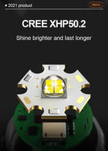 Load image into Gallery viewer, Rechargeable LED Flashlights High Lumens Waterproof Zoomable Super Bright Tactical Flashlight Powerful  USB LED CREE Flashlight  Hand Lamp For Hiking Camping Household Outdoor Sport
