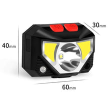 Load image into Gallery viewer, Rechargeable Powerful USB LED High Lumen Headlamp Ultra-Light Bright Headlight Waterproof Sensor Head Light  For Outdoors Camping Running Hiking Biking Fishing
