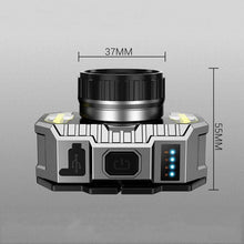 Load image into Gallery viewer, Rechargeable Super Bright High Lumen  Strong Light LED Head-Mounted Headlamp Waterproof Long-Range Flashlight For Outdoor Camping Household Riding  Night Fishing Headlight
