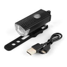 Load image into Gallery viewer, Rechargeable USB Bike Light Bicycle Front Rear Back Taillight Cycling Headlight Bicycle Lamp Flashlight Powerful Front And Back Lights Bicycle Accessories For Night Riding Cycling Safety Best Headlight With USB Tail

