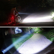 Load image into Gallery viewer, Rechargeable USB Charger High Lumen LED  Light Tactical Flashlight With Rail Mount Led Light White Tactical  Flashlight Pressure Switch For Long Distance Night Hunting

