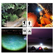 Load image into Gallery viewer, Rechargeable Usb Headlamp 500m Long Range Waterproof Headlight Lightweight Flashlight Hight Lumens Adjustable  Floodlight  For Outdoor Searchlight Hiking Camping Running Fishing Best Headlamps
