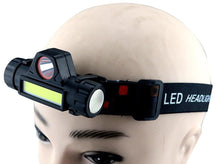 Load image into Gallery viewer, Rechargeable Waterproof Powerful LED Headlamp Portable Mini Built-in 18650 Battery Flashlight For  Portable Head Lamp Flashlight, Outdoor Lightweight Durable Headlight For Outdoor Running Camping Reading Fishing  Walking Jogging Headlight
