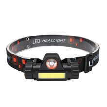 Load image into Gallery viewer, Rechargeable Waterproof Powerful LED Headlamp Portable Mini Built-in 18650 Battery Flashlight For  Portable Head Lamp Flashlight, Outdoor Lightweight Durable Headlight For Outdoor Running Camping Reading Fishing  Walking Jogging Headlight
