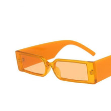Load image into Gallery viewer, Rectangle Retro Sunglasses Trendy Small Rectangle Sunglasses Women Men Vintage Thick Frame Small Square Glasses n Small Glasses For  Men Modern Design Lightweight Frames Sunglasses For Summer
