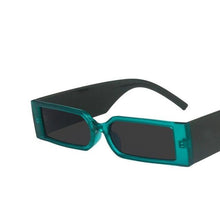 Load image into Gallery viewer, Rectangle Retro Sunglasses Trendy Small Rectangle Sunglasses Women Men Vintage Thick Frame Small Square Glasses n Small Glasses For  Men Modern Design Lightweight Frames Sunglasses For Summer
