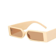 Load image into Gallery viewer, Rectangle Retro Sunglasses Trendy Small Rectangle Sunglasses Women Men Vintage Thick Frame Small Square Glasses n Small Glasses For  Men Modern Design Lightweight Frames Sunglasses For Summer
