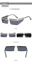 Load image into Gallery viewer, Rectangle Sunglasses Frameless Glasses Classic New Small Rimless Sunglasses For Women New Fashionable Square Sunglasses For Men New Eyewear Retro Rectangle Shape Glasses For Female In New Shades
