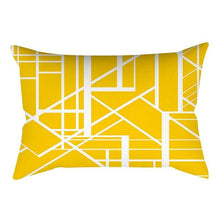 Load image into Gallery viewer, Rectangle Yellow Pillow Case Sofa Car Seat Cushion Cover Home Textile Modern Decorative Geometric Outdoor Pillow Cushion Covers Case For Couch Living Room Fashion Pillowcase 30x50CM
