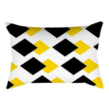 Load image into Gallery viewer, Rectangle Yellow Pillow Case Sofa Car Seat Cushion Cover Home Textile Modern Decorative Geometric Outdoor Pillow Cushion Covers Case For Couch Living Room Fashion Pillowcase 30x50CM
