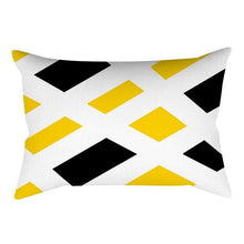 Load image into Gallery viewer, Rectangle Yellow Pillow Case Sofa Car Seat Cushion Cover Home Textile Modern Decorative Geometric Outdoor Pillow Cushion Covers Case For Couch Living Room Fashion Pillowcase 30x50CM
