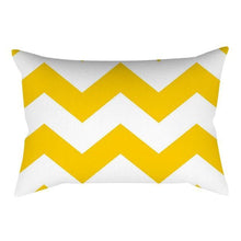 Load image into Gallery viewer, Rectangle Yellow Pillow Case Sofa Car Seat Cushion Cover Home Textile Modern Decorative Geometric Outdoor Pillow Cushion Covers Case For Couch Living Room Fashion Pillowcase 30x50CM
