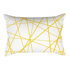 Load image into Gallery viewer, Rectangle Yellow Pillow Case Sofa Car Seat Cushion Cover Home Textile Modern Decorative Geometric Outdoor Pillow Cushion Covers Case For Couch Living Room Fashion Pillowcase 30x50CM
