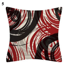 Load image into Gallery viewer, Red Abstract Cushion Cover Geometric Pillow Cases Sofa Decorative Modern Abstract Painting Pillow Case Beautiful Cushion Covers  Fashion Pillowcase Pillow Cover
