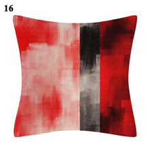 Load image into Gallery viewer, Red Abstract Cushion Cover Geometric Pillow Cases Sofa Decorative Modern Abstract Painting Pillow Case Beautiful Cushion Covers  Fashion Pillowcase Pillow Cover
