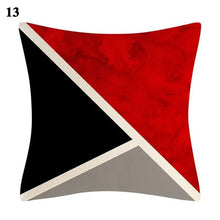 Load image into Gallery viewer, Red Abstract Cushion Cover Geometric Pillow Cases Sofa Decorative Modern Abstract Painting Pillow Case Beautiful Cushion Covers  Fashion Pillowcase Pillow Cover
