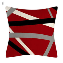 Load image into Gallery viewer, Red Abstract Cushion Cover Geometric Pillow Cases Sofa Decorative Modern Abstract Painting Pillow Case Beautiful Cushion Covers  Fashion Pillowcase Pillow Cover
