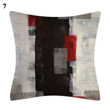 Load image into Gallery viewer, Red Abstract Cushion Cover Geometric Pillow Cases Sofa Decorative Modern Abstract Painting Pillow Case Beautiful Cushion Covers  Fashion Pillowcase Pillow Cover
