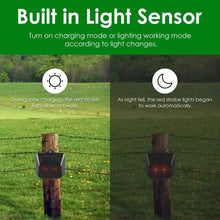Load image into Gallery viewer, Red LED Light Waterproof Predator Repellent for Gardens
