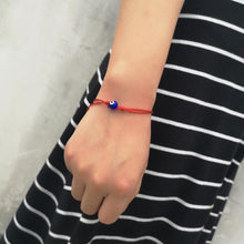 Load image into Gallery viewer, Red String Bracelets Simple Lightweight Bracelet Handmade Braided Rope Blue Eye Charm Jewelry For Women Children Handmade Braided Rope Matching Bracelet Adjustable Blue Eye Charm Bracelets For Men And Women
