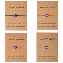 Load image into Gallery viewer, Red String Bracelets Simple Lightweight Bracelet Handmade Braided Rope Blue Eye Charm Jewelry For Women Children Handmade Braided Rope Matching Bracelet Adjustable Blue Eye Charm Bracelets For Men And Women
