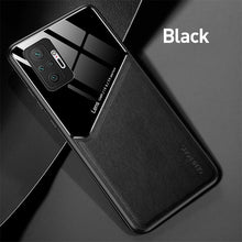 Load image into Gallery viewer, Redmi Note10 Pro Case Leather Car Magnetic Holder Cover For Xiaomi Redmi Note 10 11 Pro 11S 10S 10T Soft Frame Shockproof Luxury Pattern Leather Slim Protective Case
