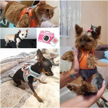 Load image into Gallery viewer, Reflective Dogs Harness with Leash Adjustable Harness Vest Breathable Collars
