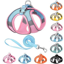 Load image into Gallery viewer, Reflective Dogs Harness with Leash Adjustable Harness Vest Breathable Collars
