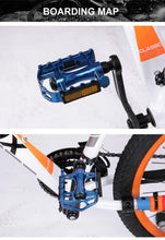 Load image into Gallery viewer, Reflective Setting On Both Sides All-aluminum Large Pedal Bicycle Universal Non-slip Pedal Riding Equipment Bike Pedals Mountain Road Bicycle Flat Pedal-Universal Lightweight Aluminum Alloy Platform Pedal For Travel Cycle-Cross The Road
