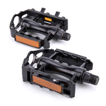Load image into Gallery viewer, Reflective Setting On Both Sides All-aluminum Large Pedal Bicycle Universal Non-slip Pedal Riding Equipment Bike Pedals Mountain Road Bicycle Flat Pedal-Universal Lightweight Aluminum Alloy Platform Pedal For Travel Cycle-Cross The Road
