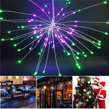 Load image into Gallery viewer, Remote Control Waterproof Christmas Fireworks LED String Lights
