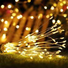 Load image into Gallery viewer, Remote Control Waterproof Christmas Fireworks LED String Lights
