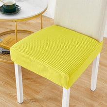 Load image into Gallery viewer, Removable Washable Anti-Dust Dinning Room Chair Seat Cushion Elastic Solid Printed Seat Cover For Chair Slipcovers For Dining Room Chair Protector Chair Cover Thick Stretch Chair Cover Removable Washable Dining Room Chair Protector Cover Seat Slipcover
