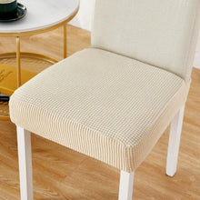 Load image into Gallery viewer, Removable Washable Anti-Dust Dinning Room Chair Seat Cushion Elastic Solid Printed Seat Cover For Chair Slipcovers For Dining Room Chair Protector Chair Cover Thick Stretch Chair Cover Removable Washable Dining Room Chair Protector Cover Seat Slipcover
