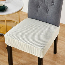 Load image into Gallery viewer, Removable Washable Anti-Dust Dinning Room Chair Seat Cushion Elastic Solid Printed Seat Cover For Chair Slipcovers For Dining Room Chair Protector Chair Cover Thick Stretch Chair Cover Removable Washable Dining Room Chair Protector Cover Seat Slipcover
